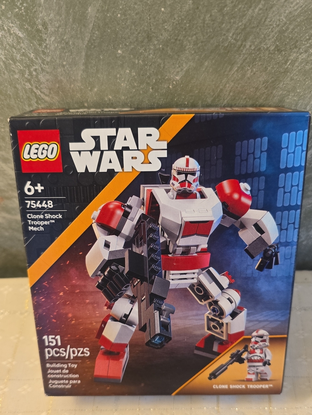 LEGO Star Wars Clone Shock Trooper Mech, 75448.   151 Pc New